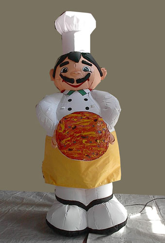 pan z pizzą